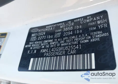 2024 Hyundai Elantra Se из США, поврежденный, VIN KMHLL4DG9RU825541